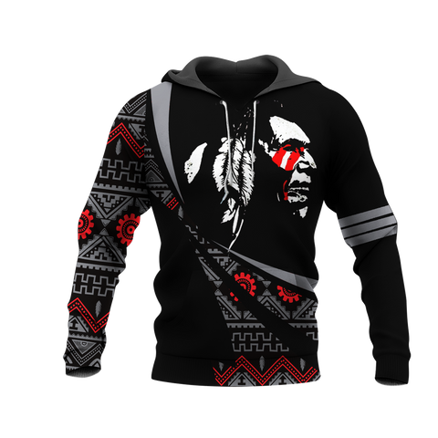 Powwow StoreHD0012063 Pattern Native Pride 3D Hoodie