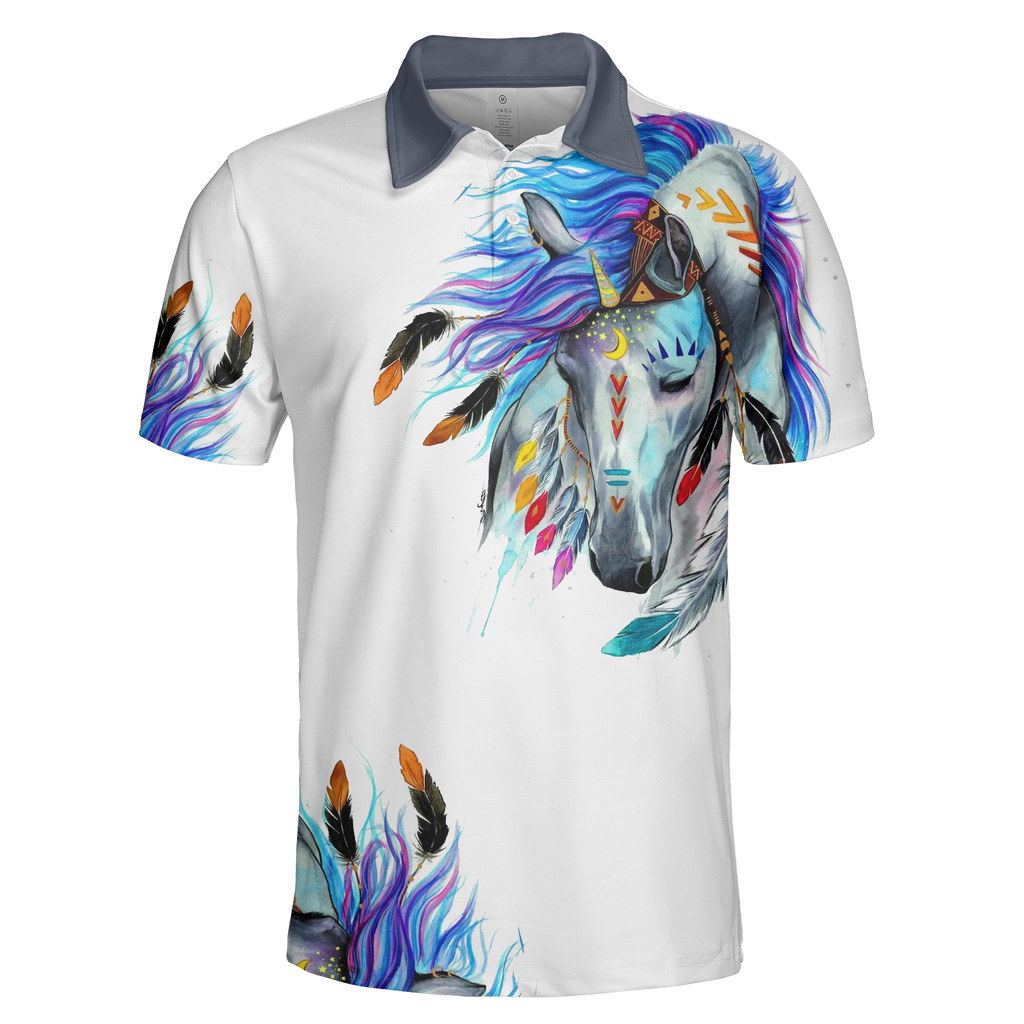 Powwow StorePOLO0059 Native American  Polo TShirt 3D