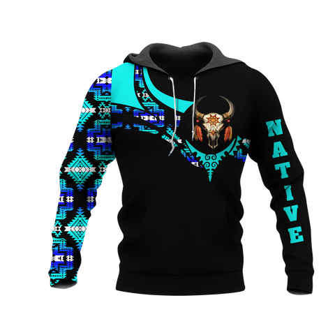 Powwow StoreHD0012515 Pattern Native Pride 3D Hoodie