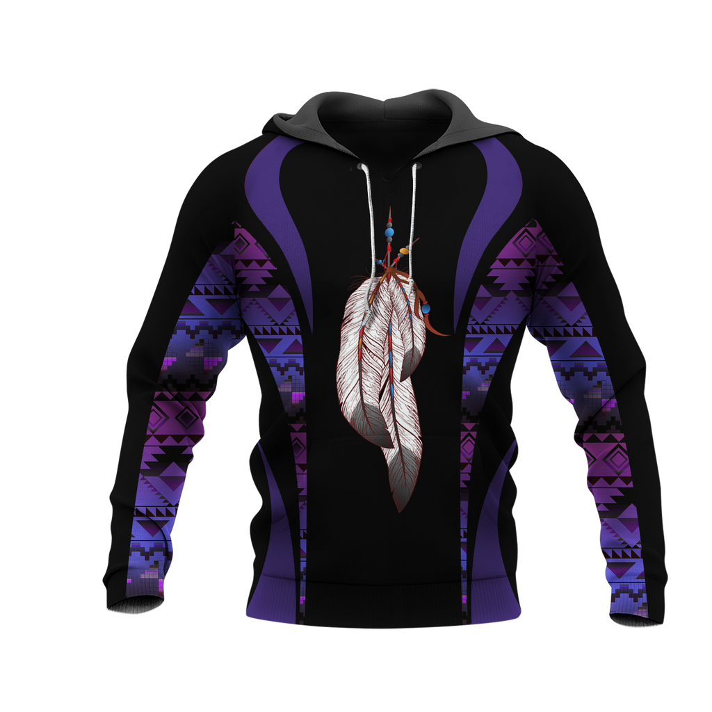 Powwow StoreHD0011557 Pattern Native Pride 3D Hoodie