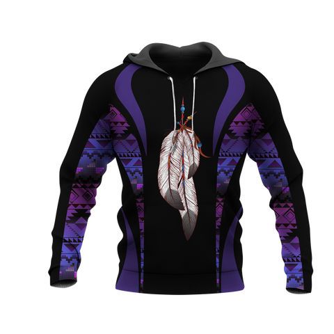 Powwow StoreHD0011557 Pattern Native Pride 3D Hoodie