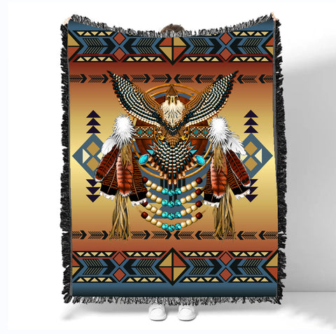 GB-NAT00057-03 Pattern Native Woven Blanket