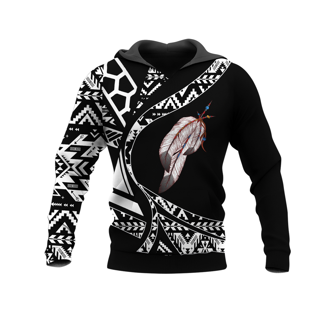 Powwow StoreHD0012405 Pattern Native Pride 3D Hoodie