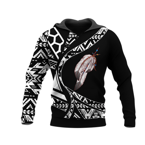 Powwow StoreHD0012405 Pattern Native Pride 3D Hoodie