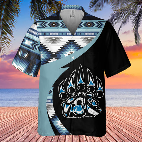 GB-HW000985 Tribe Design Native American Hawaiian Shirt 3D