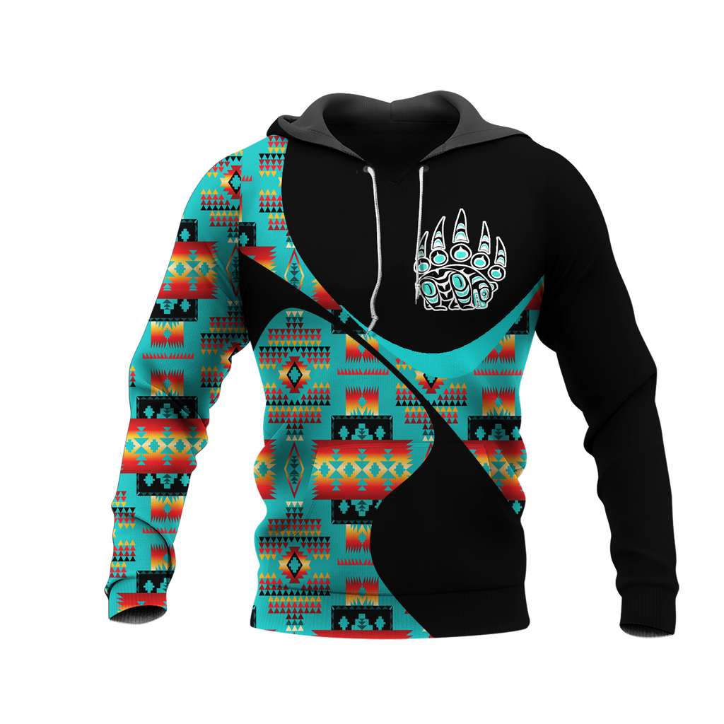 Powwow StoreHD0011665 Pattern Native Pride 3D Hoodie