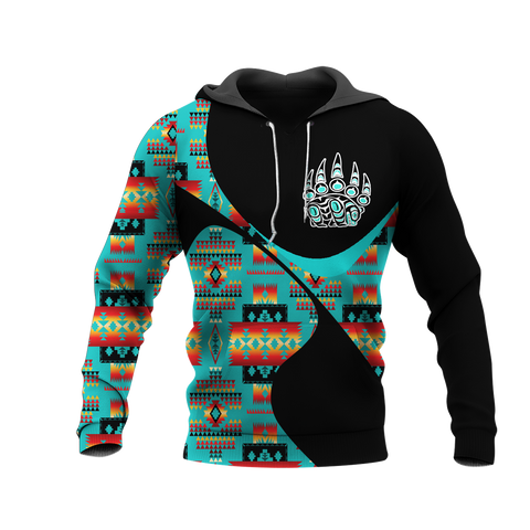 Powwow StoreHD0011665 Pattern Native Pride 3D Hoodie