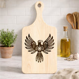 2HKKZB07M10 Thunderbird Native American Light-colored Cutting Board