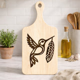 2HKKZB07M1 Bird and Feather Native American Light-colored Cutting Board