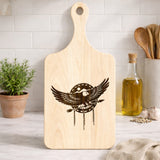 2HKKZB07M4 Eagle Native American Light-colored Cutting Board