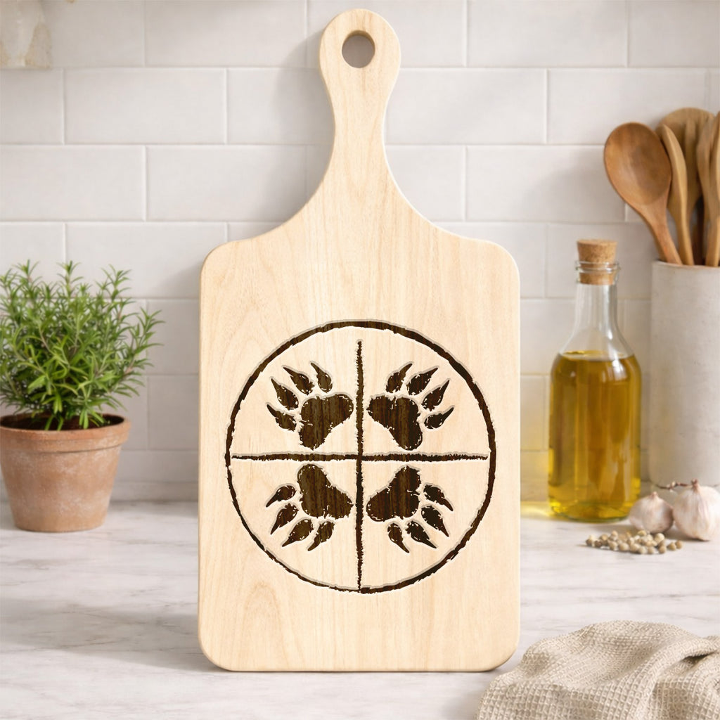 2HKKZB07M5 Medicine Wheel 4 Native American Light-colored Cutting Board