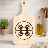 2HKKZB07M5 Medicine Wheel 4 Native American Light-colored Cutting Board