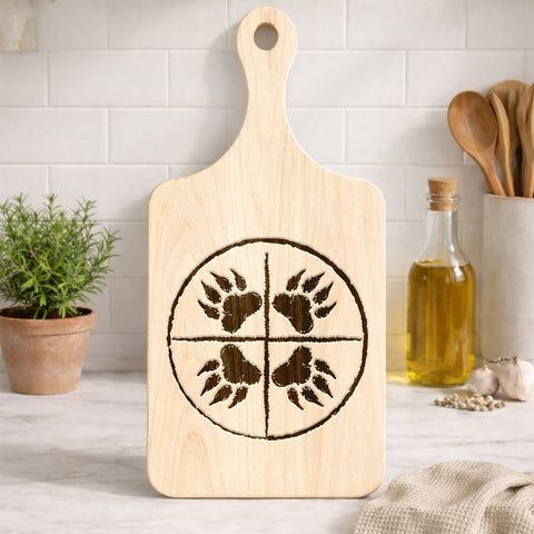 2HKKZB07M5 Medicine Wheel 4 Native American Light-colored Cutting Board