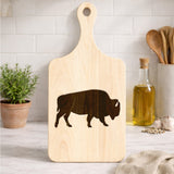 2HKKZB07M6 Bison Native American Light-colored Cutting Board