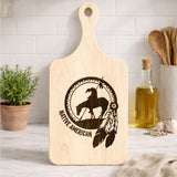 2HKKZB07M7 Trail of Tears Native American Light-colored Cutting Board