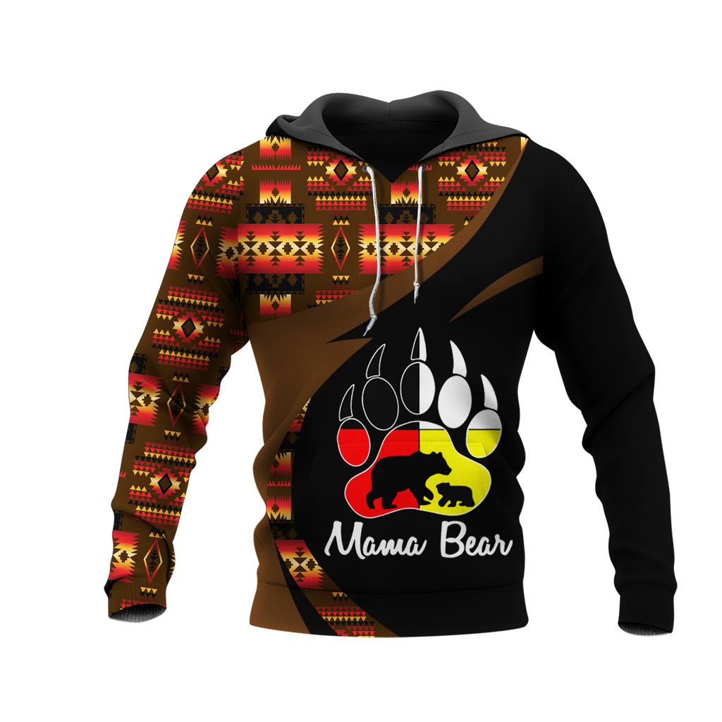 Powwow StoreHD0011266 Pattern Native Pride 3D Hoodie