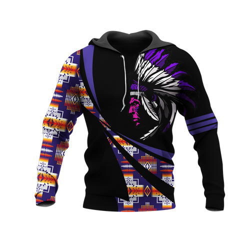 Powwow StoreHD0012038 Pattern Native Pride 3D Hoodie