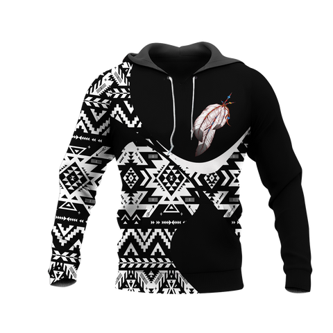 Powwow StoreHD0011467 Pattern Native Pride 3D Hoodie