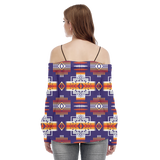 GB-NAT0004 Pattern Native Women’s Women's V-neck Cami Blouse