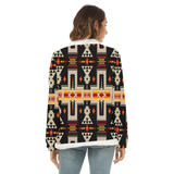 GB-NAT00062-01 Native American Women's Borg Fleece Sweatshirt