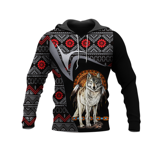 Powwow StoreHD0011517 Pattern Native Pride 3D Hoodie