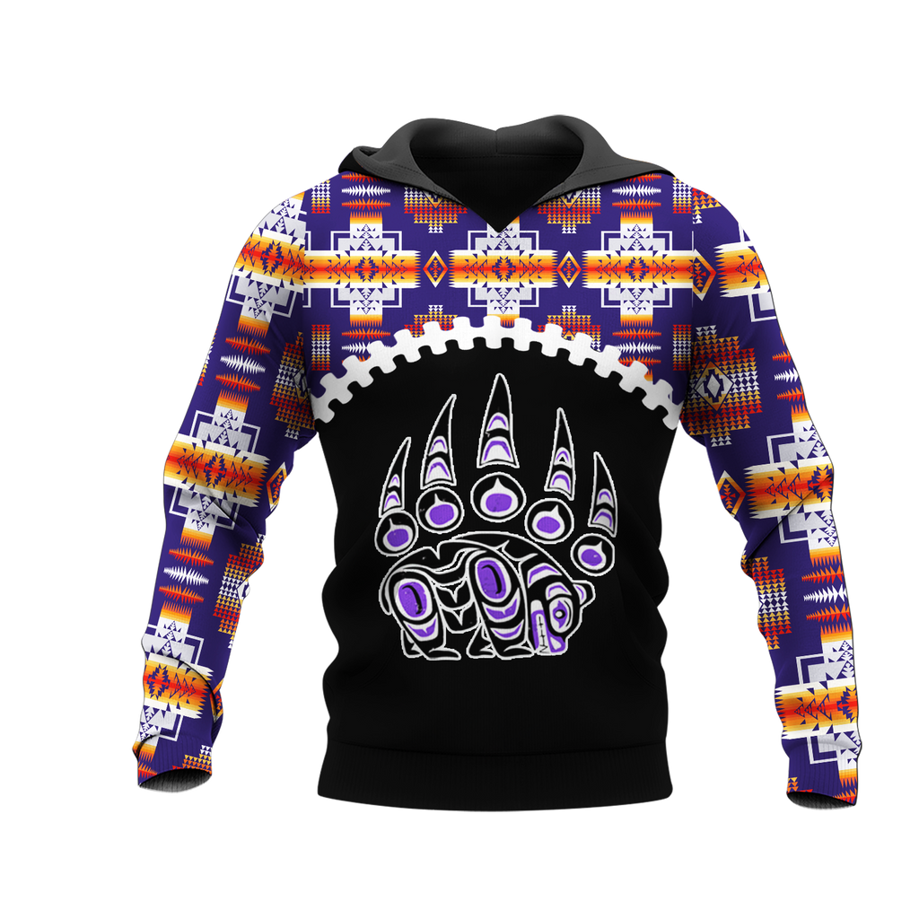 Powwow StoreHD0012273 Pattern Native Pride 3D Hoodie