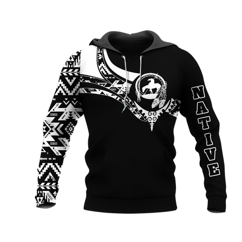 Powwow StoreHD0012488 Pattern Native Pride 3D Hoodie