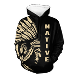 HD0012772 Tribal Pattern Native American Pride 3D Hoodie