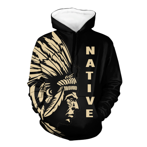 HD0012772 Tribal Pattern Native American Pride 3D Hoodie