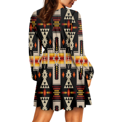 Powwow Storegb nat00062 01 pattern native american womens v neck dress