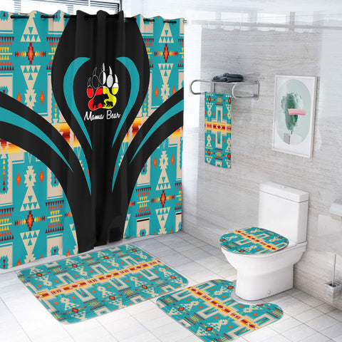 BS-000331 Pattern Native American Bathroom Set