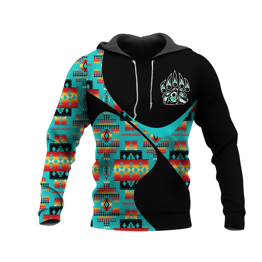 Powwow StoreHD0011666 Pattern Native Pride 3D Hoodie