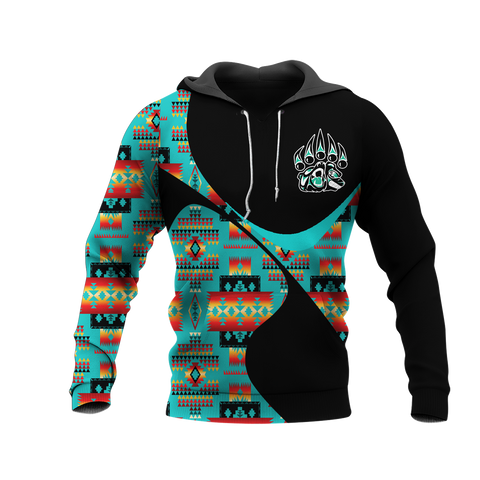 Powwow StoreHD0011666 Pattern Native Pride 3D Hoodie