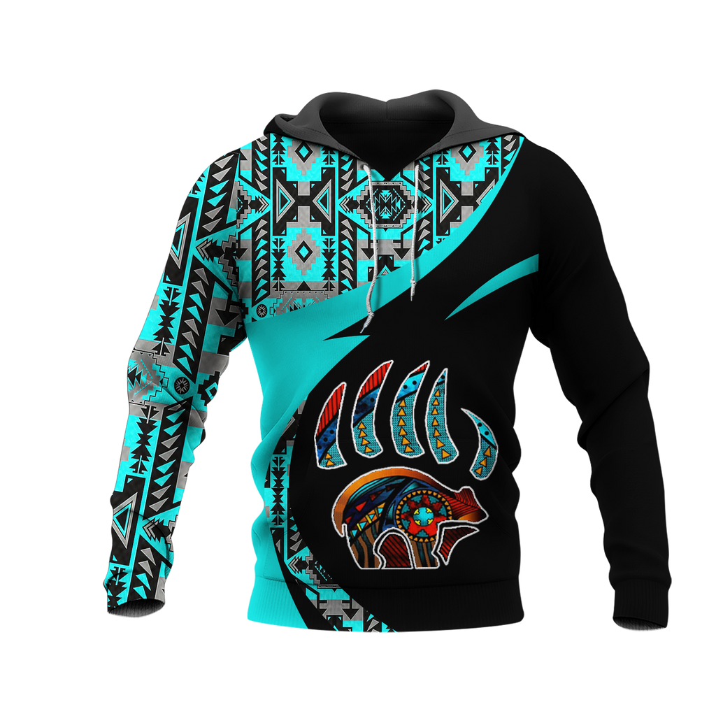 Powwow StoreHD0011294 Pattern Native Pride 3D Hoodie