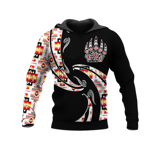 Powwow StoreHD0012376 Pattern Native Pride 3D Hoodie