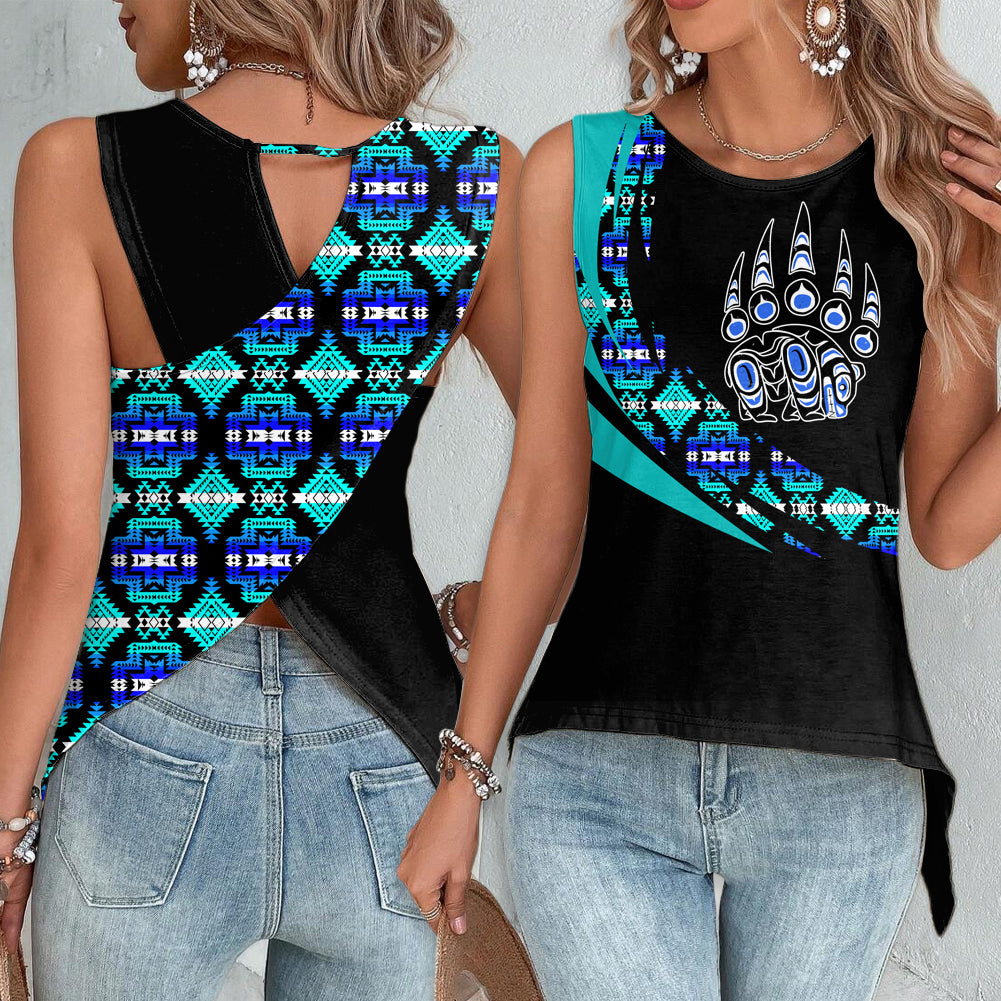 Powwow StoreCBT0009  Pattern Native Cross Back Top