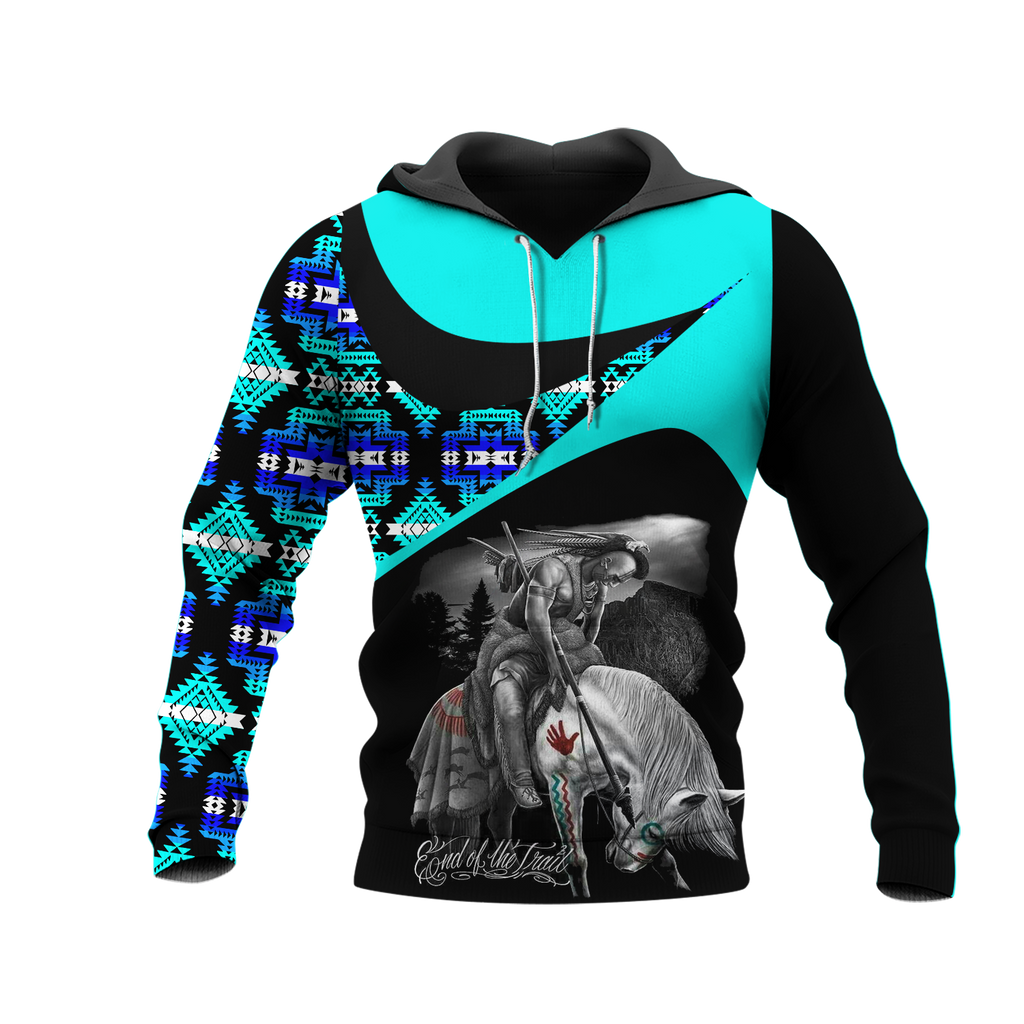 Powwow StoreHD0011430 Pattern Native Pride 3D Hoodie