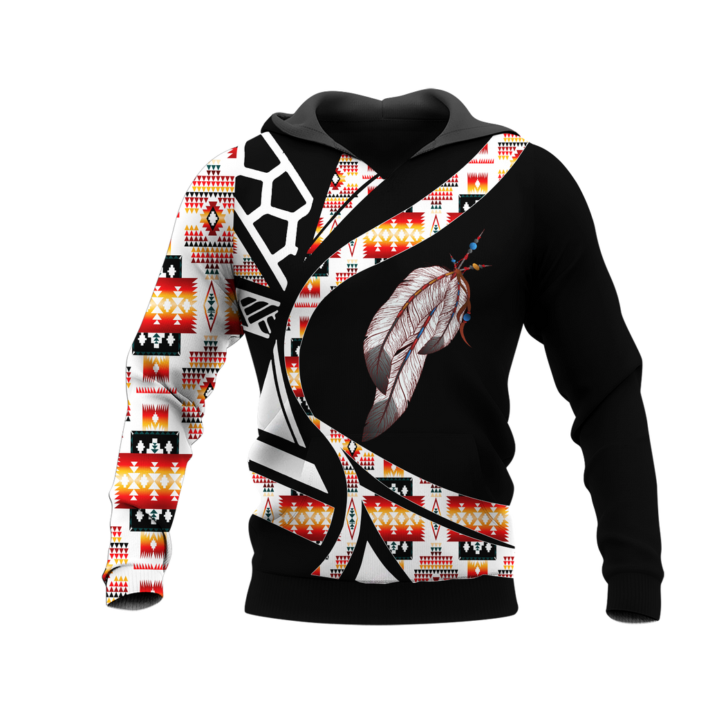 Powwow StoreHD0012406 Pattern Native Pride 3D Hoodie