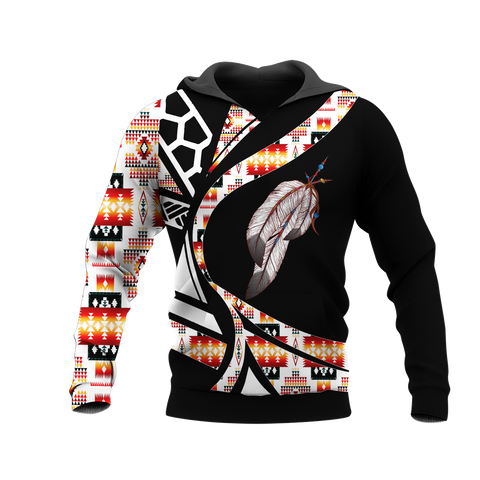 Powwow StoreHD0012406 Pattern Native Pride 3D Hoodie