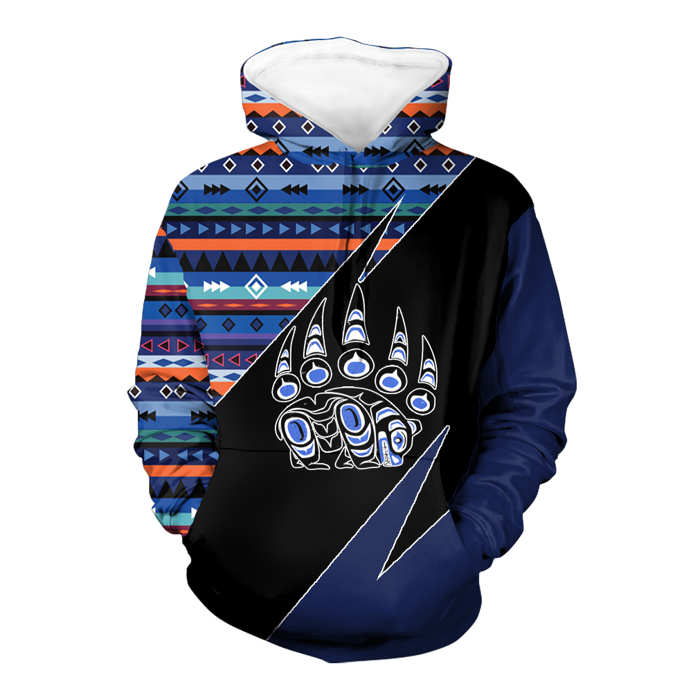 Powwow StoreHD0012158 Pattern Native Pride 3D Hoodie