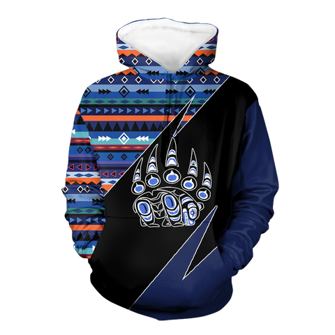 Powwow StoreHD0012158 Pattern Native Pride 3D Hoodie