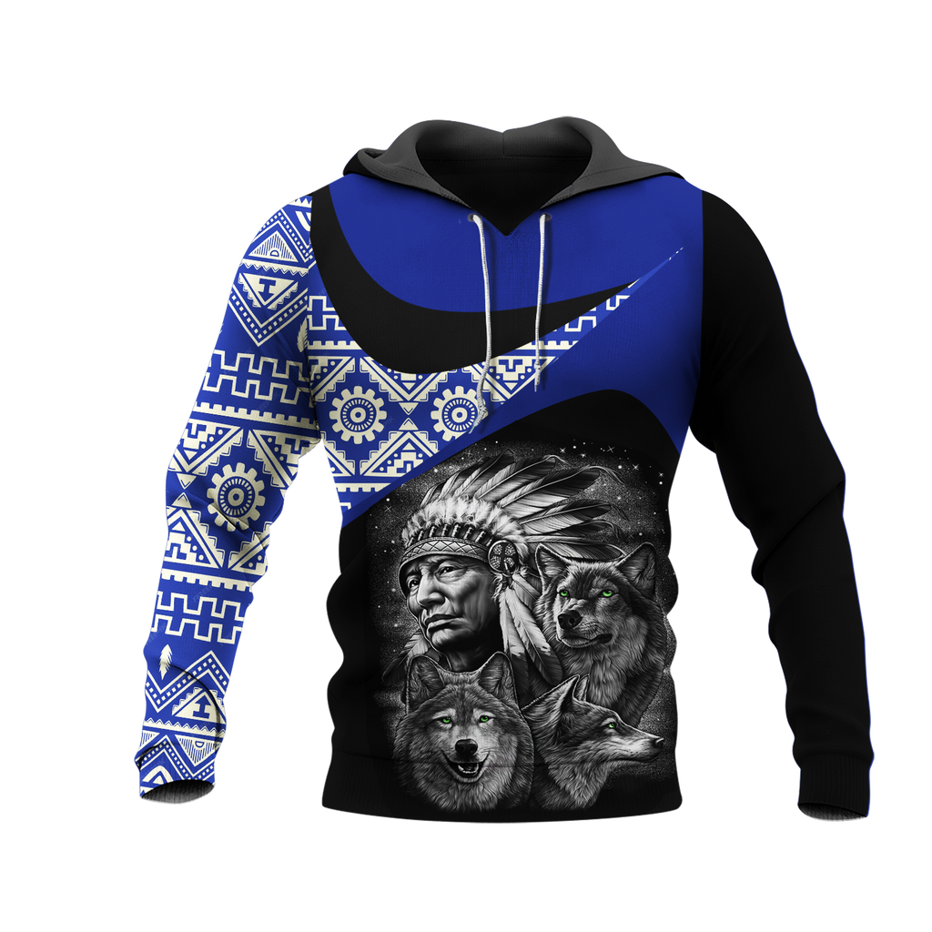 Powwow StoreHD0011431 Pattern Native Pride 3D Hoodie