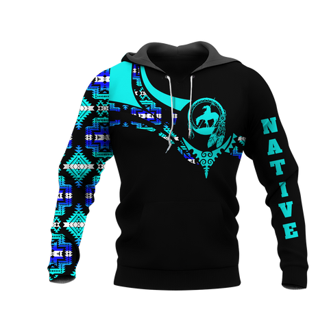 Powwow StoreHD0012517 Pattern Native Pride 3D Hoodie