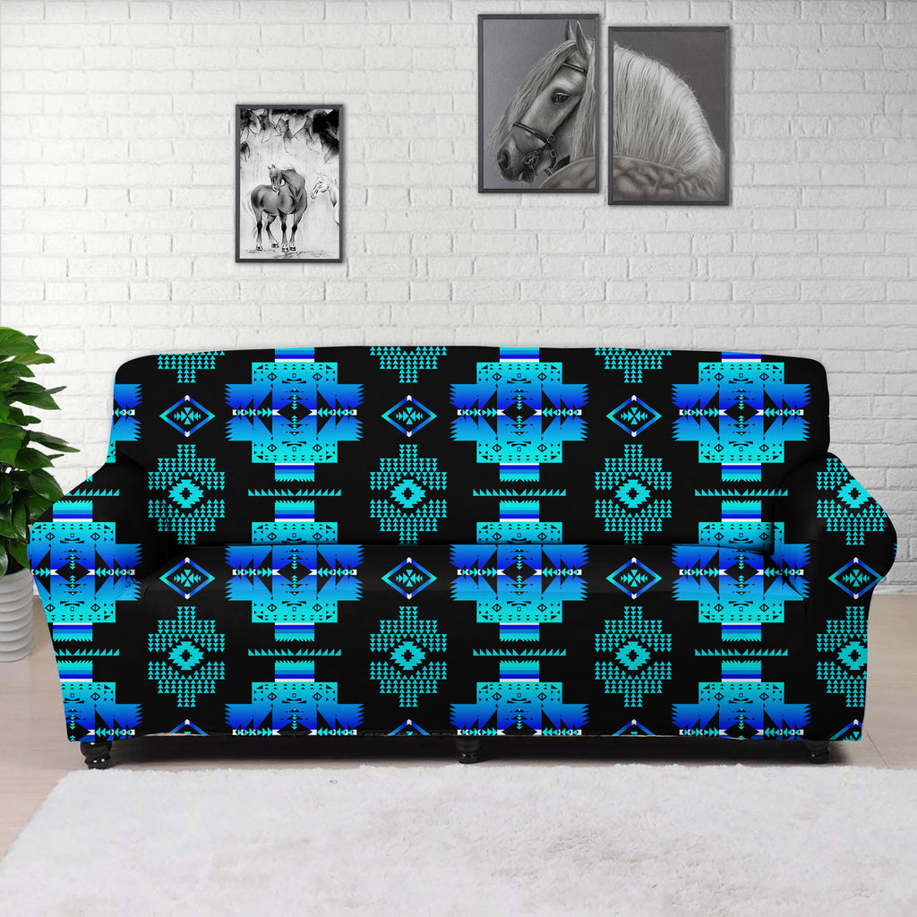 Powwow StoreGBNAT0072004 Native Tribal Pattern Native Sofa Cover