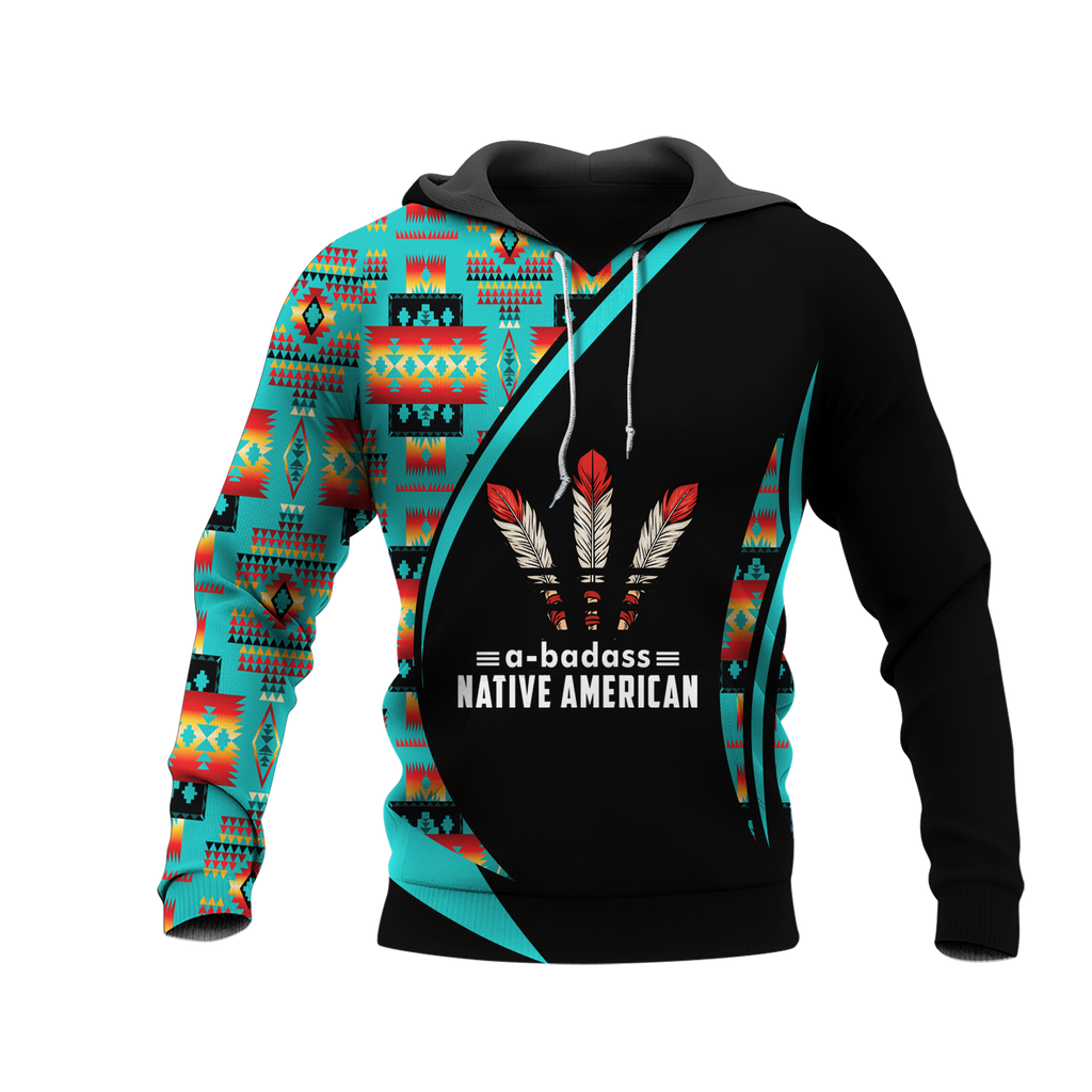 Powwow StoreHD0011860  Pattern Native Pride 3D Hoodie