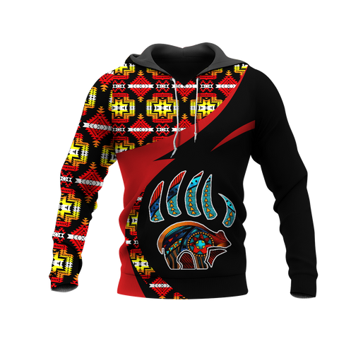 Powwow StoreHD0011295 Pattern Native Pride 3D Hoodie