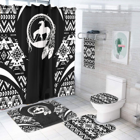 BS-000349 Pattern Native American Bathroom Set