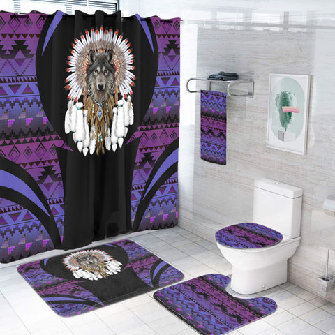 BS-000354 Pattern Native American Bathroom Set