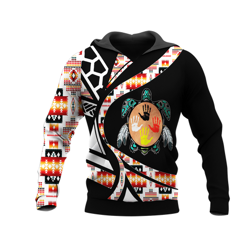 Powwow StoreHD0012408 Pattern Native Pride 3D Hoodie