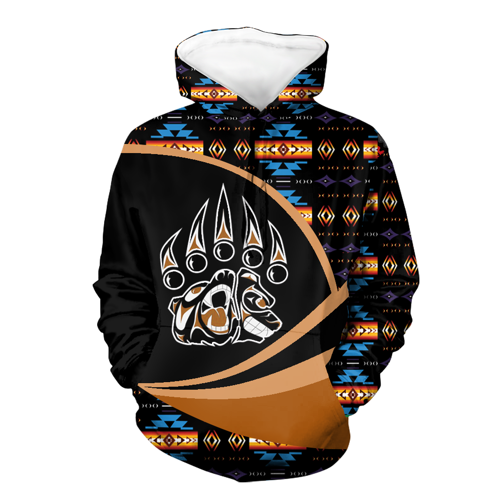 Powwow StoreHD0011497 Pattern Native Pride 3D Hoodie